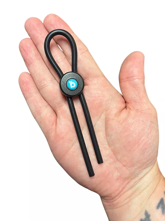 B-Vibe Lasso Grip Fully Adjustable Silicone C-Ring