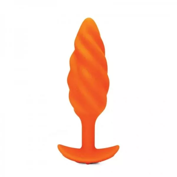 B-Vibe Swirl Textured Rechargeable Silicone Anal Plug