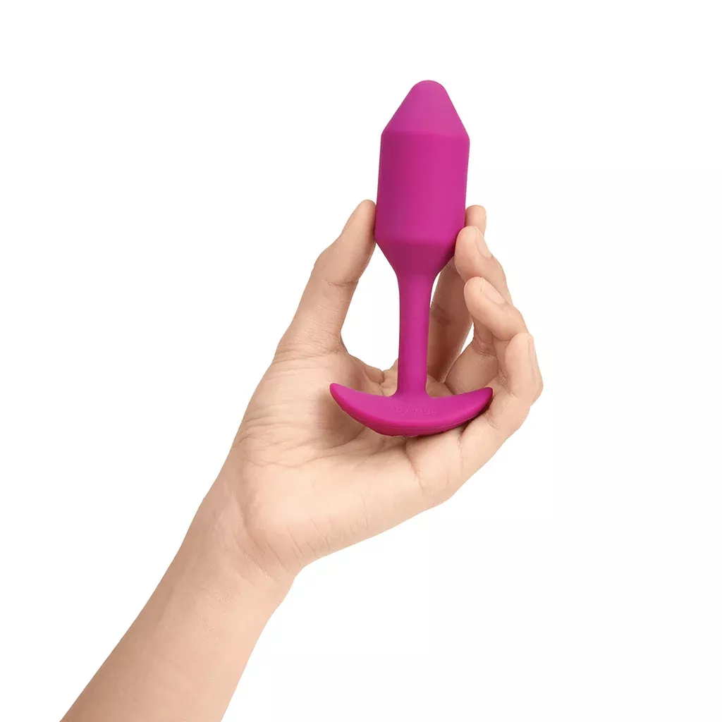 B-Vibe Vibrating Snug Plug 2 (M) - Rose or Black