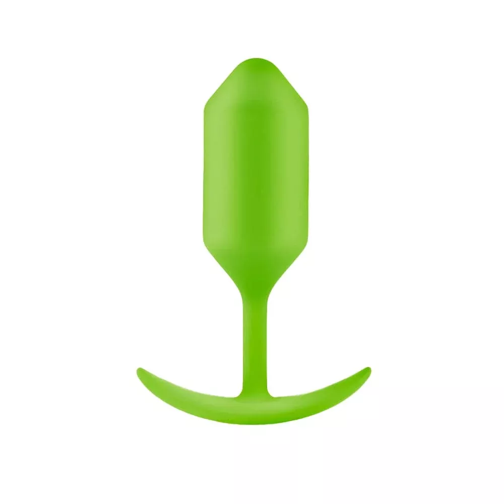 B Vibe Weighted Snug Plug Large - Lime