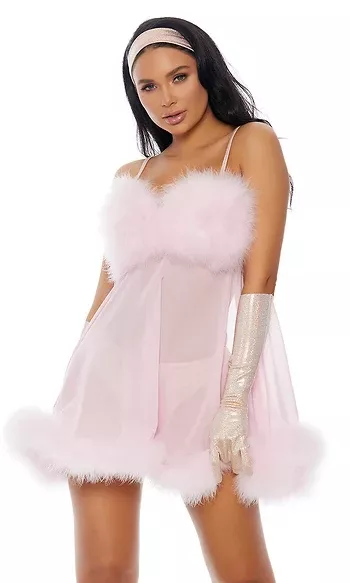 Babydoll & Gloves