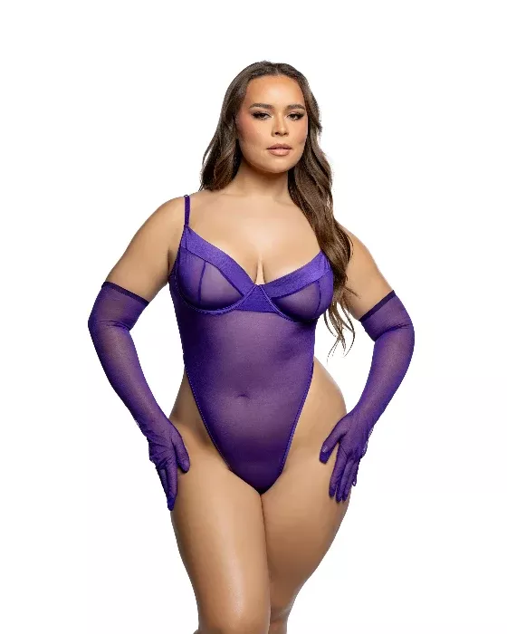 Bare Bliss Purple Teddy
