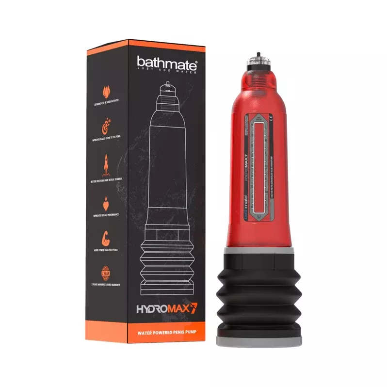Bathmate Hydromax 7 Penis Pump - Red
