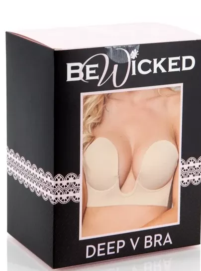 Be Wicked- Deep VPlunge Adhesive Bra