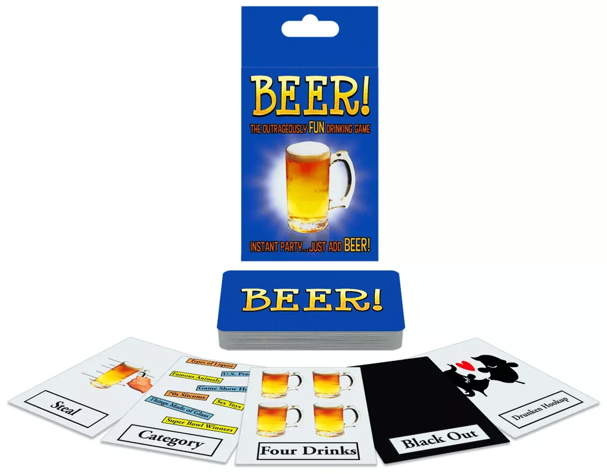 Beer! Fun Drinking Cards Game English