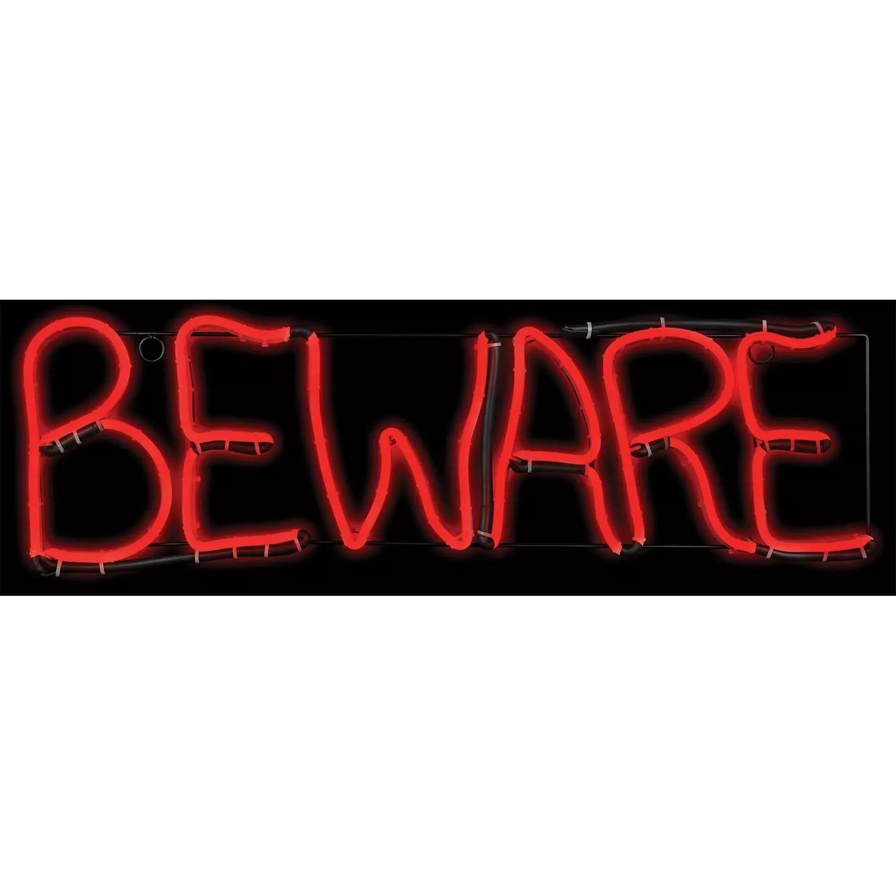Beware Short Circuit "Light Glo" LED Neon Sign