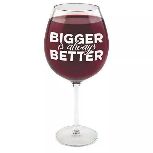 Bigger is Better Giant Wine Glass