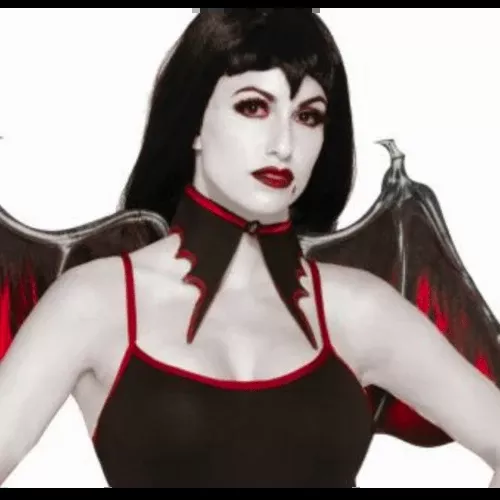 Black & Red Adult Vampiress Collar