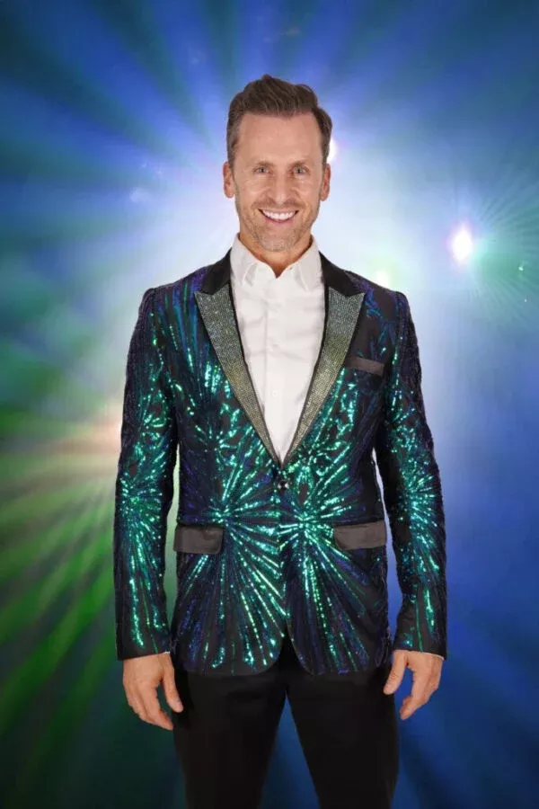 Black Sequined Rave Blazer
