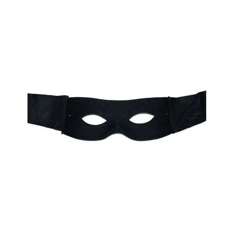 Black Tie-On Eye Mask