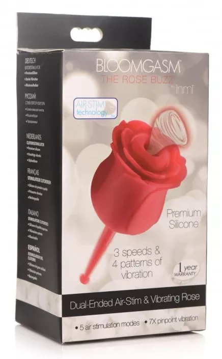 Bloomgasm 7X Silicone Clit Stimulator with 5 Air Modes & Pinpoint Vibration