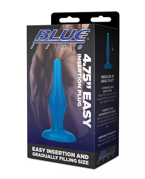 Blue Line 4.75" Easy Insertion Plug Blue
