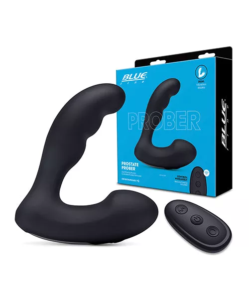 Blue Line Vibrating Prostate Prober Black