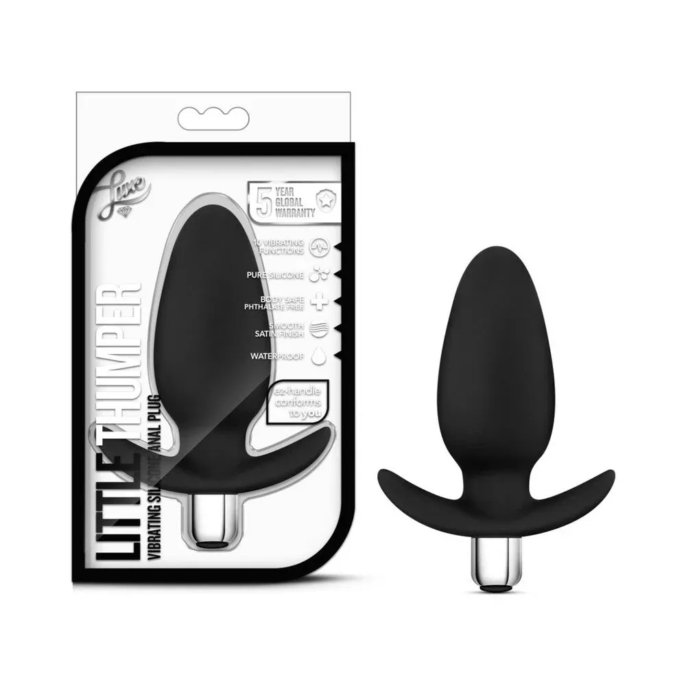 Blush Luxe Little Thumper Vibrating Silicone Anal Plug