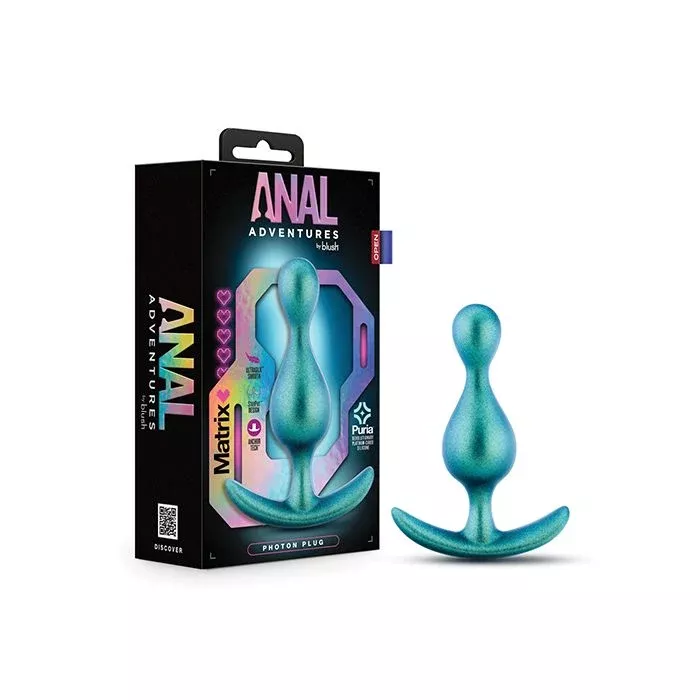 Blush Novalties Anal Adventures Matrix Photon Plug - Teal