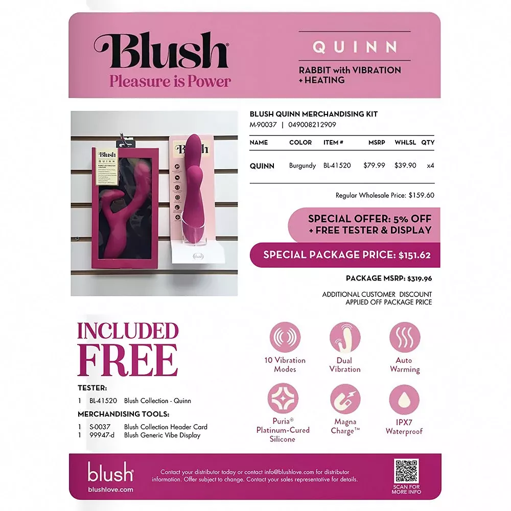 Blush Quinn Merchandising Kit