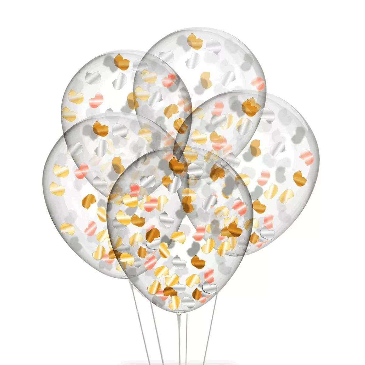Boobie Confetti Balloons Pack of 5