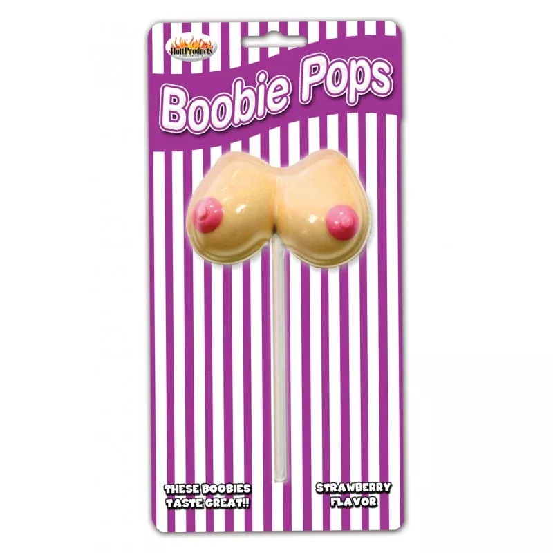 Boobie Pops Strawberry Flavor Lollipop
