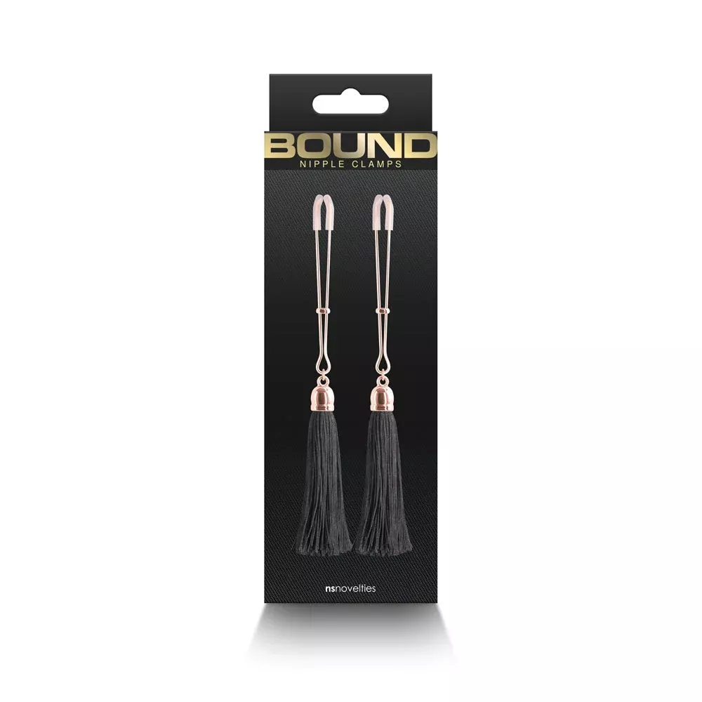 Bound Nipple Clamps T1 Black