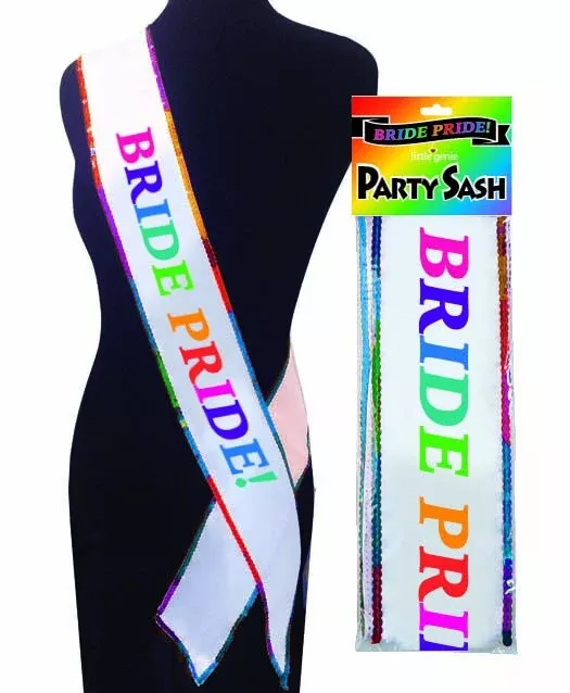 BRIDE PRIDE! Party Sash