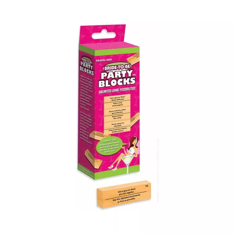 Bride to Be Party Blocks
