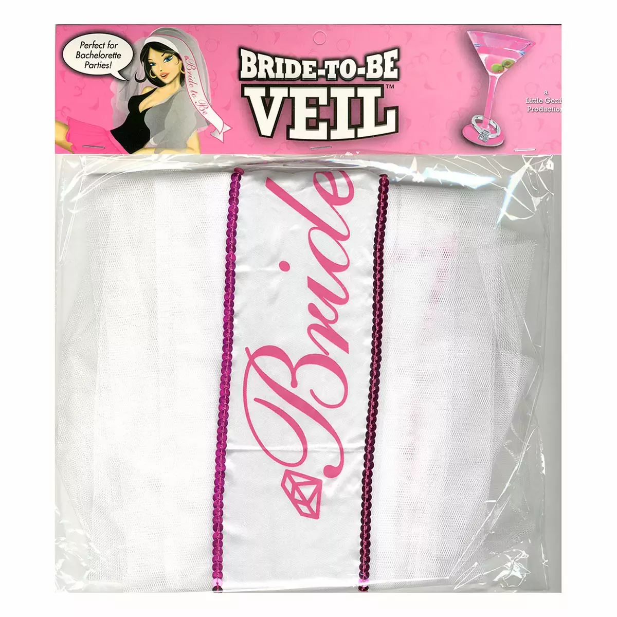 Bride to Be Veil White