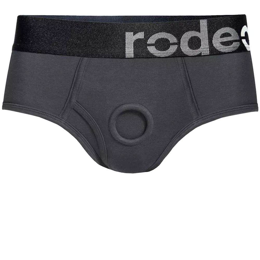 Brief+ Harness - Gray - Plus Size