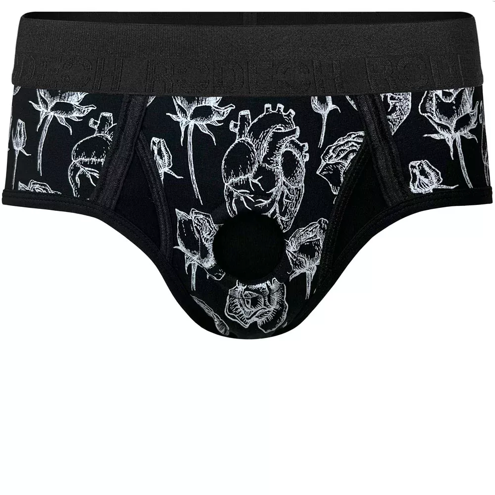 Brief+ Harness - Hearts & Roses