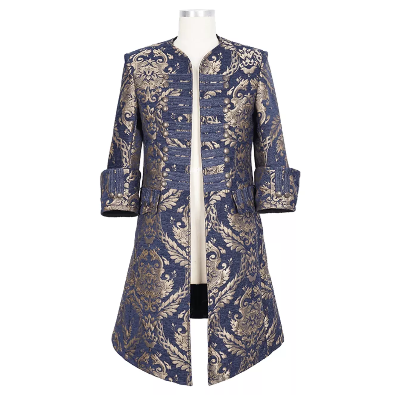 Brocade Military Style Pirate Coat