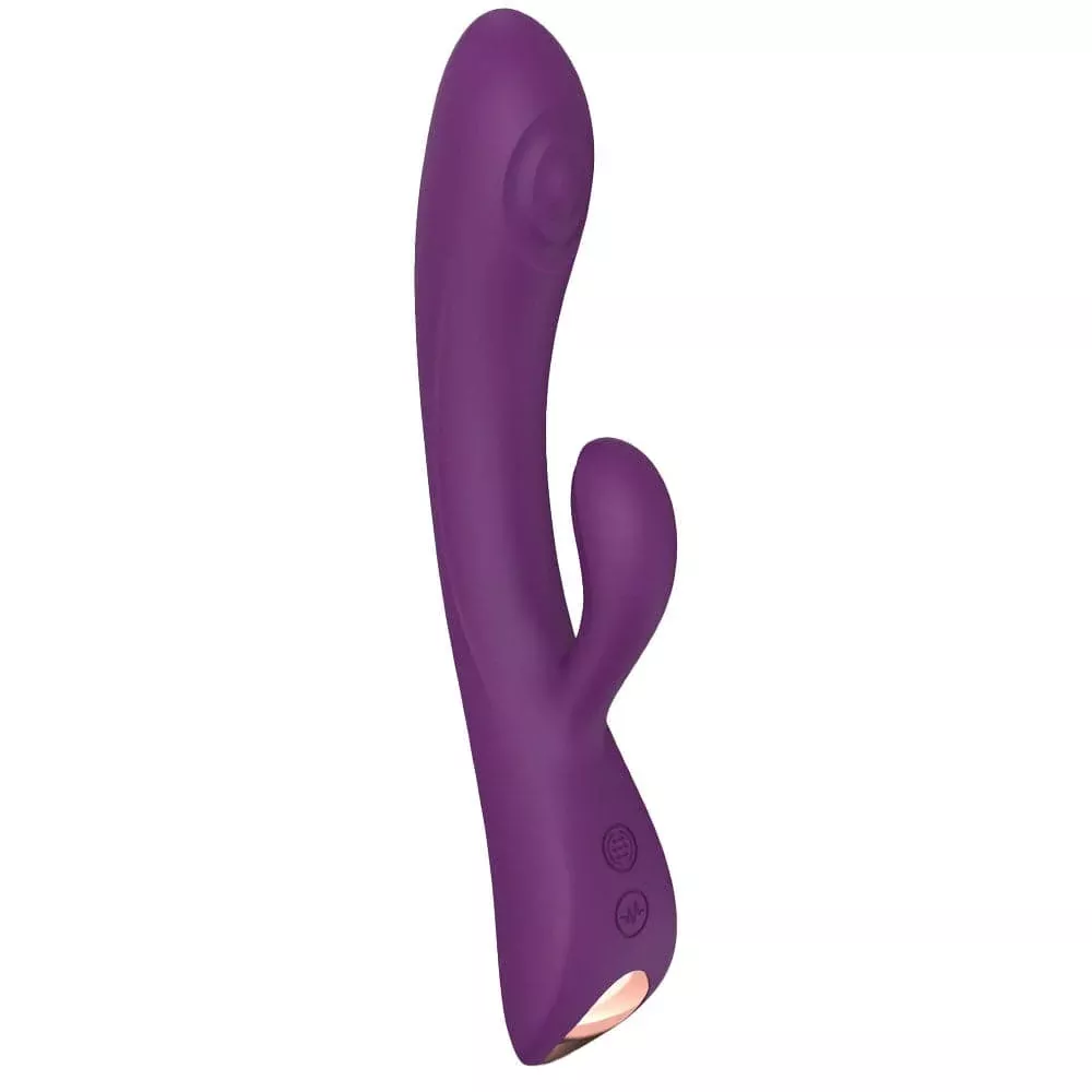 Bunny & Clyde Silicone Rabbit Vibrator - Purple Rain