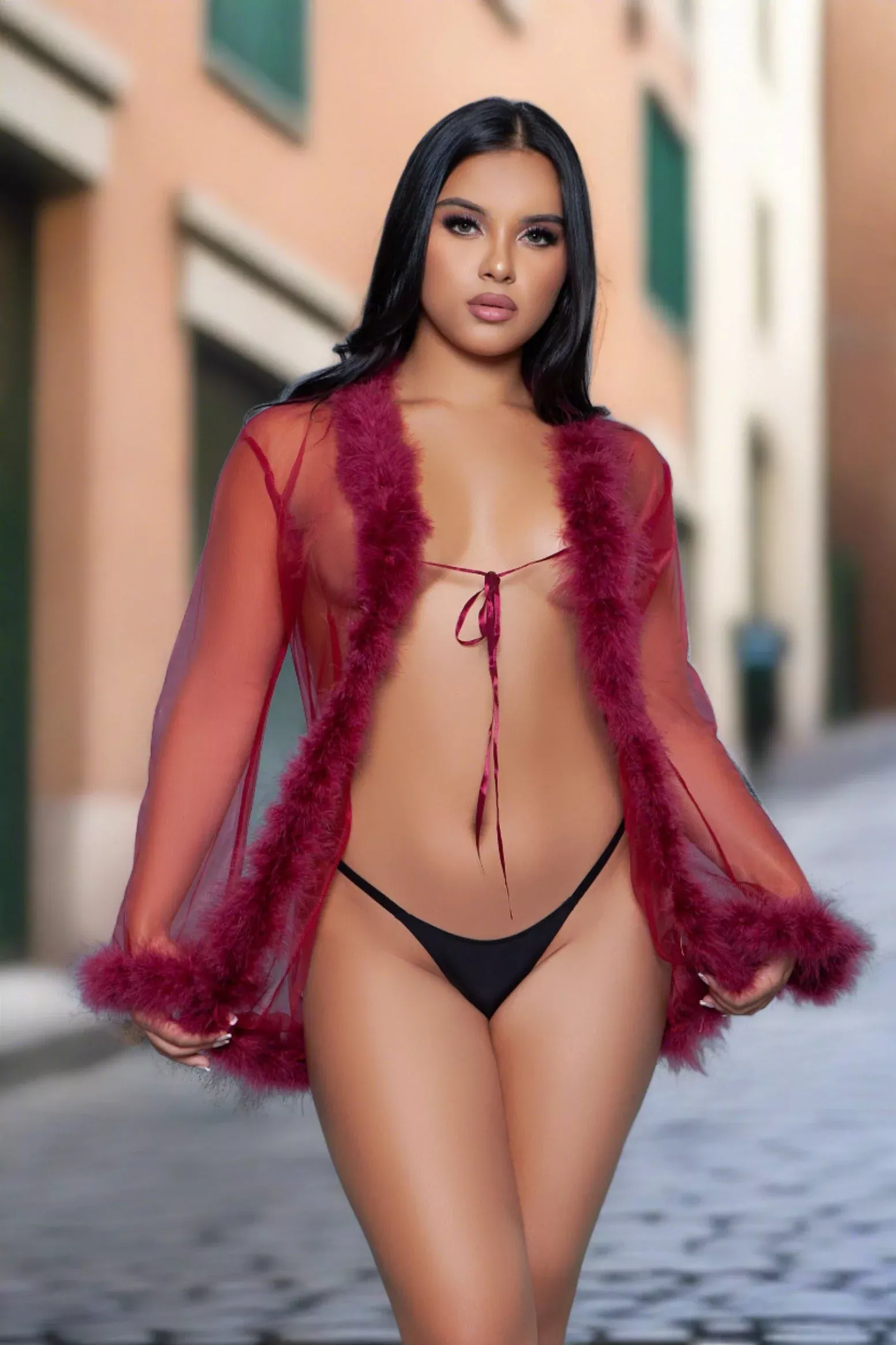 BW1650S Bou Robe Maroon
