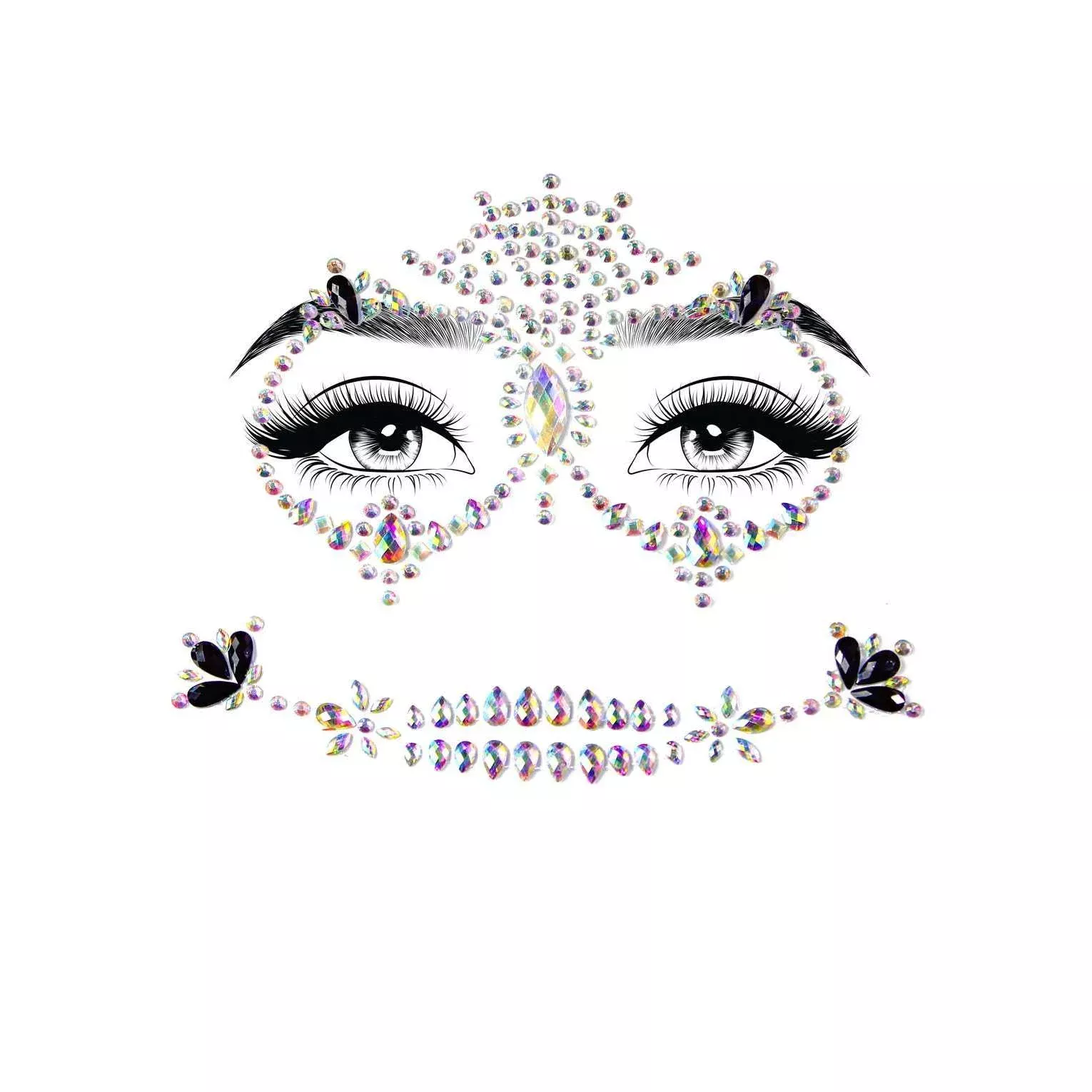 Calavera Skeleton Face Jewels