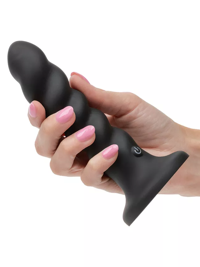 Calexotics Onyxxx Rippled Vibrating Dildo