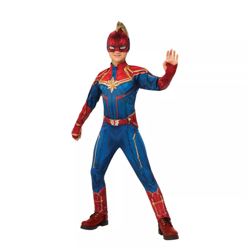 Captain Marvel 3D Molded Star Emblem Child Small Costume