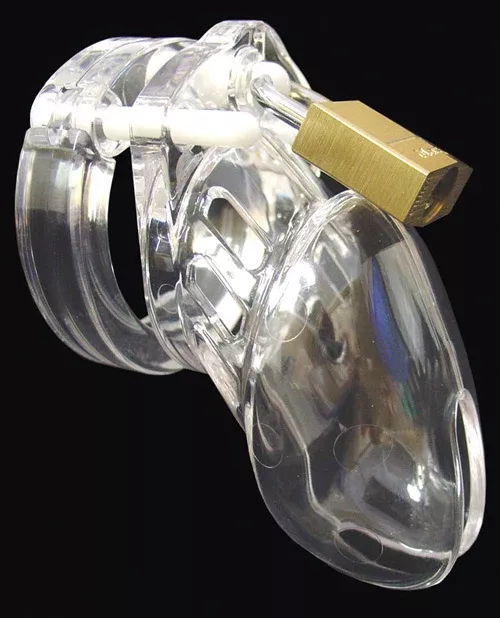 CC-6000S 2 1/2" Cock Cage & Lock Set - Clear