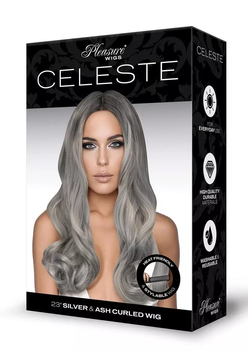 Celeste Premium Stylable Wig Silver