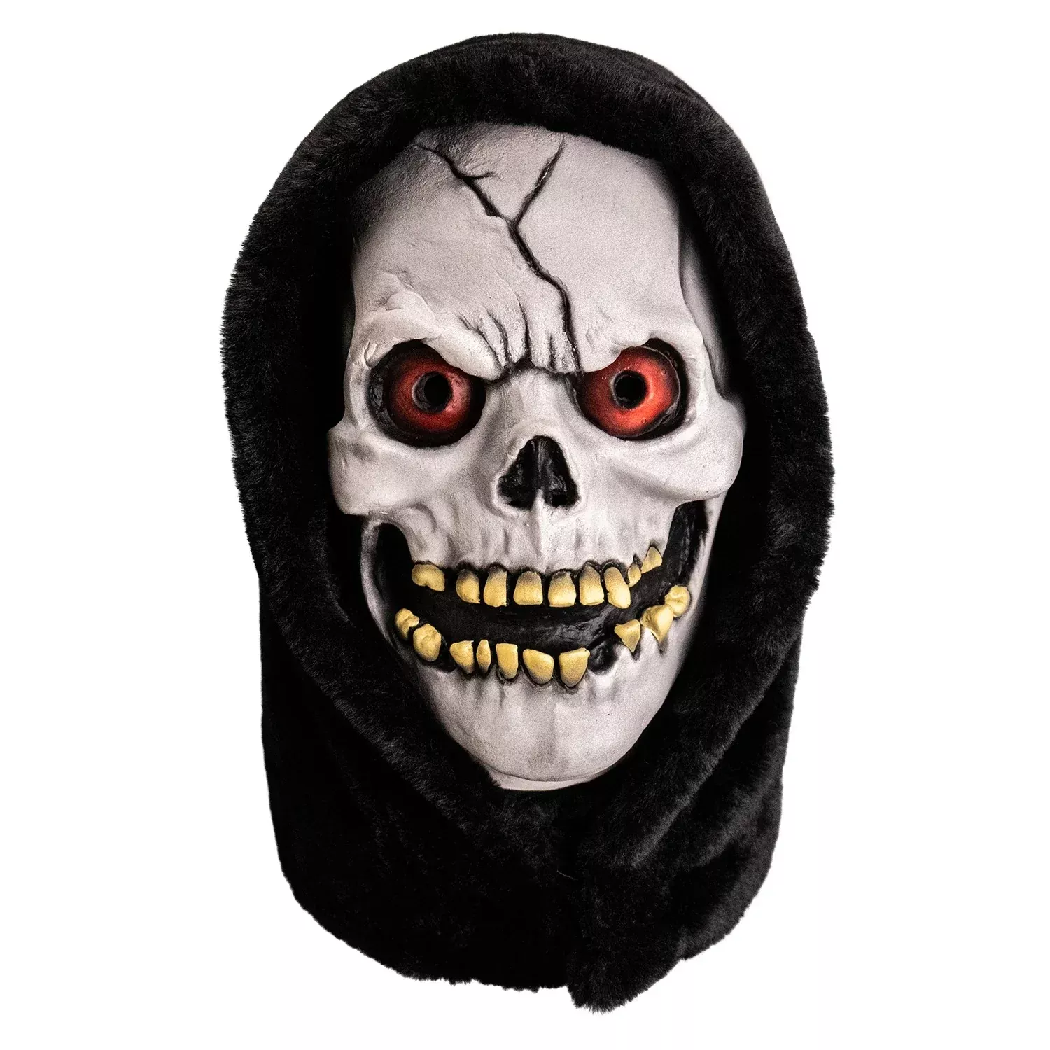 Chamber of Horrors Hooded Skull Latex Mask
