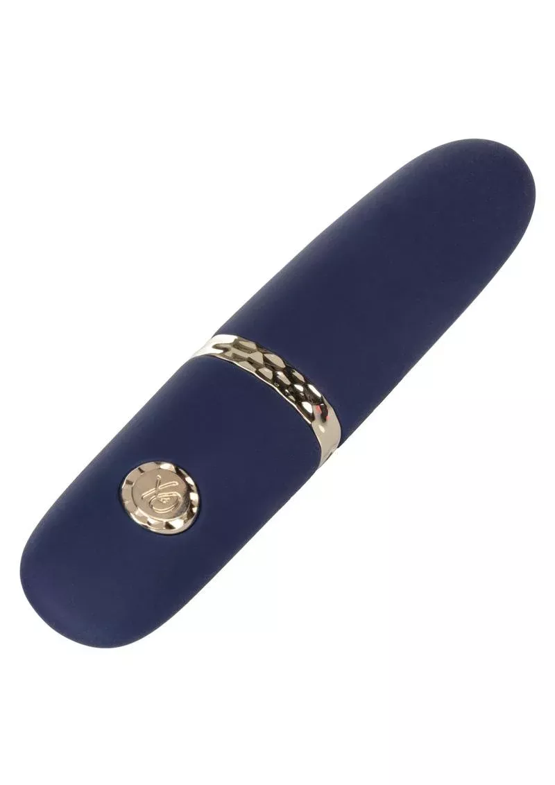 Chic Daisy Silicone Rechargeable Stimulator - Blue
