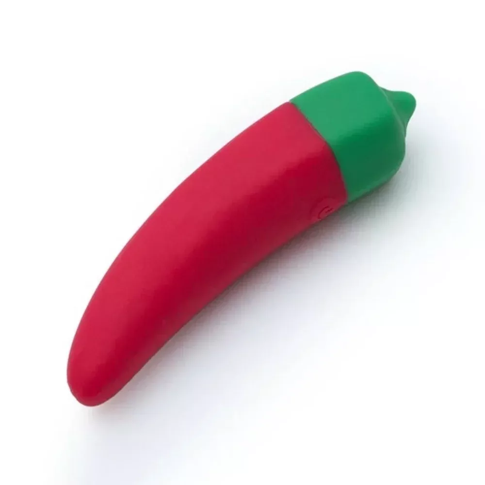 Chili Pepper USB Rechargeable Silicone Vibrator