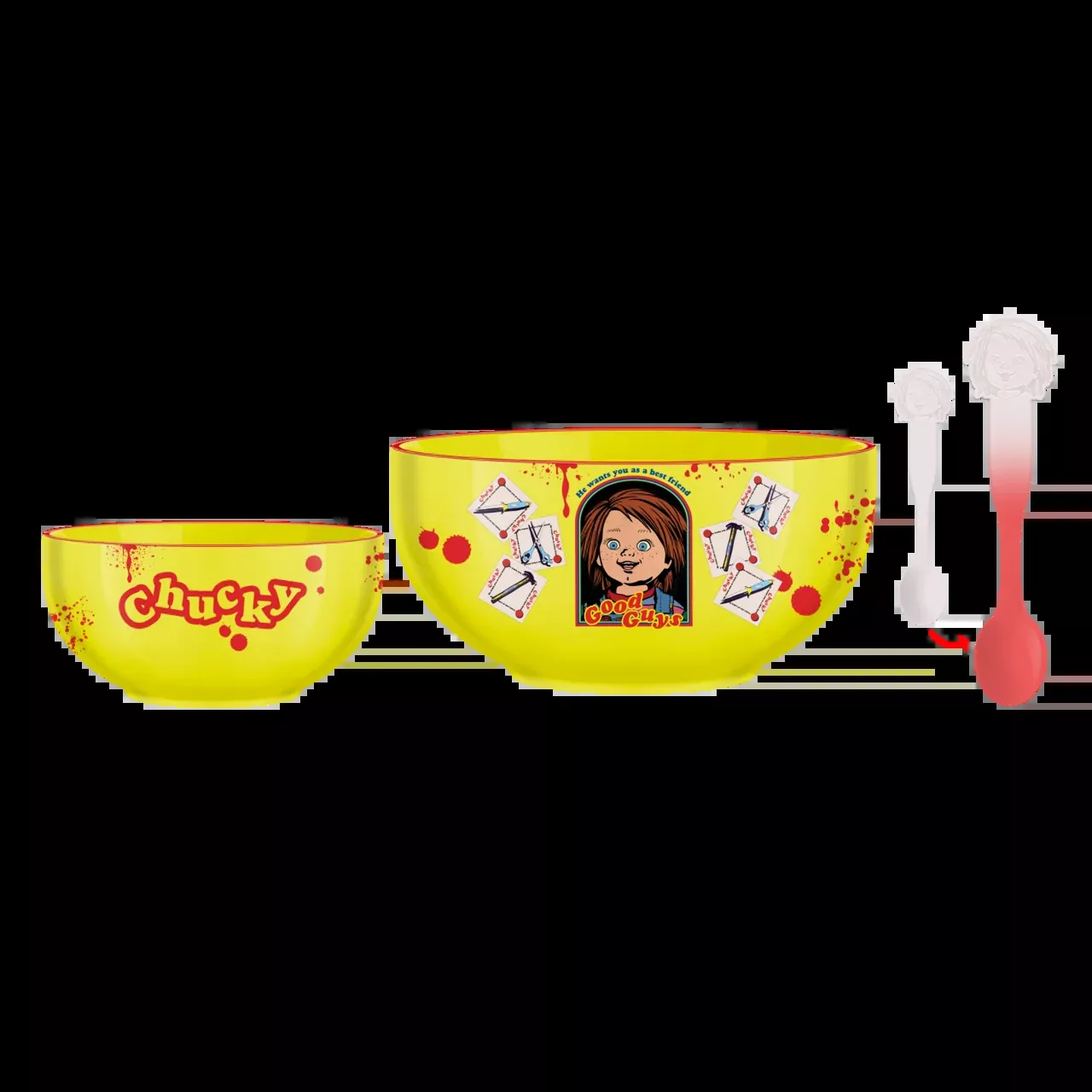 Chucky Good Guys Splatter Boxed Ceramic Bowl
