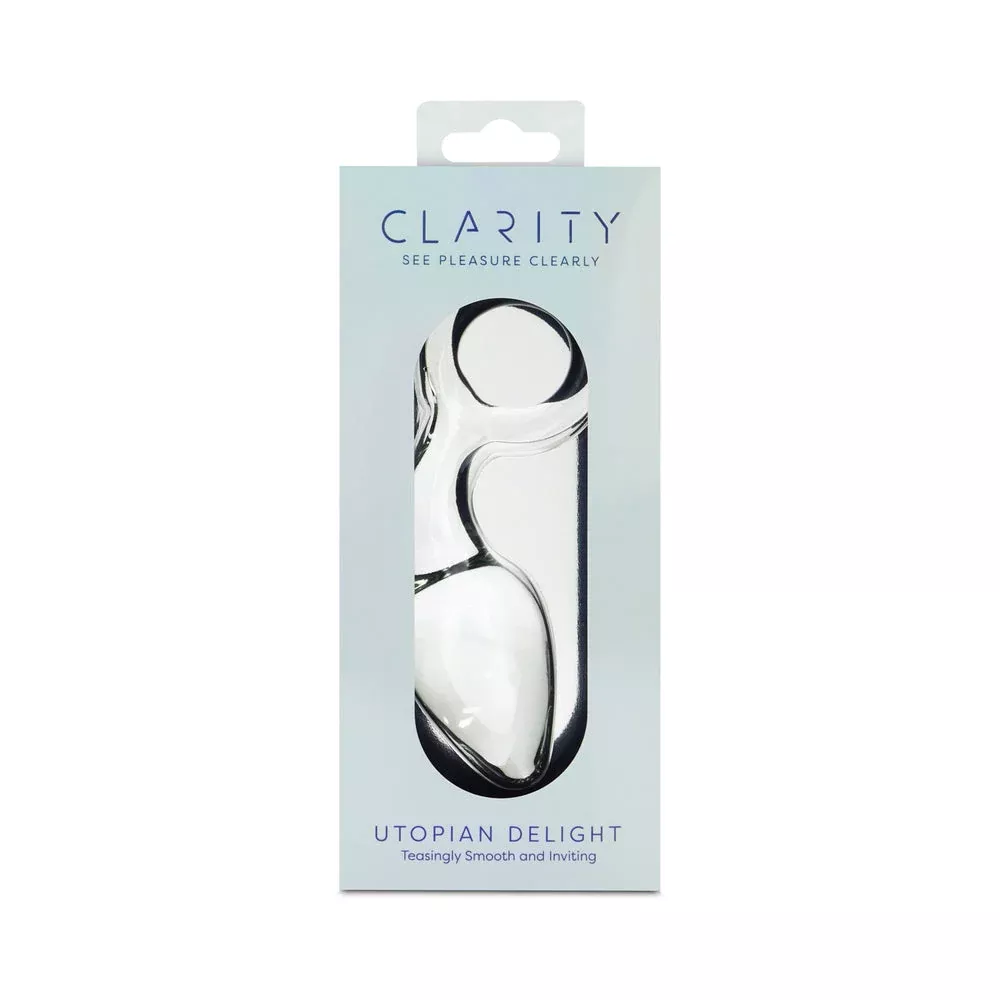 Clarity Utopian Delight Glass Plug