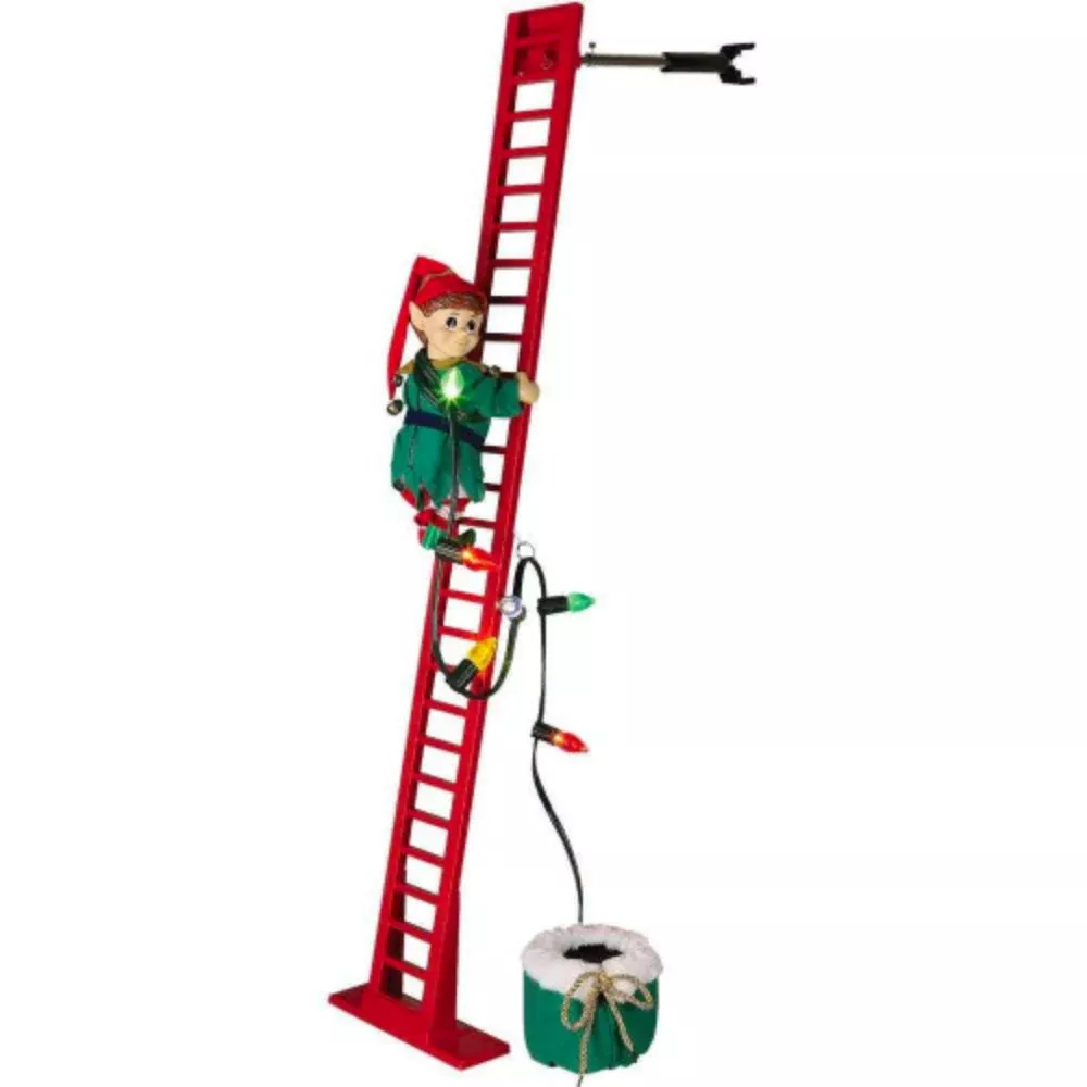 Climbing Elf Animated Christmas Tree Decor