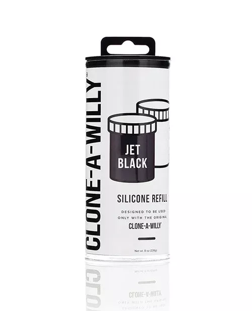 Clone A Willy Silicone Refill Jet Black