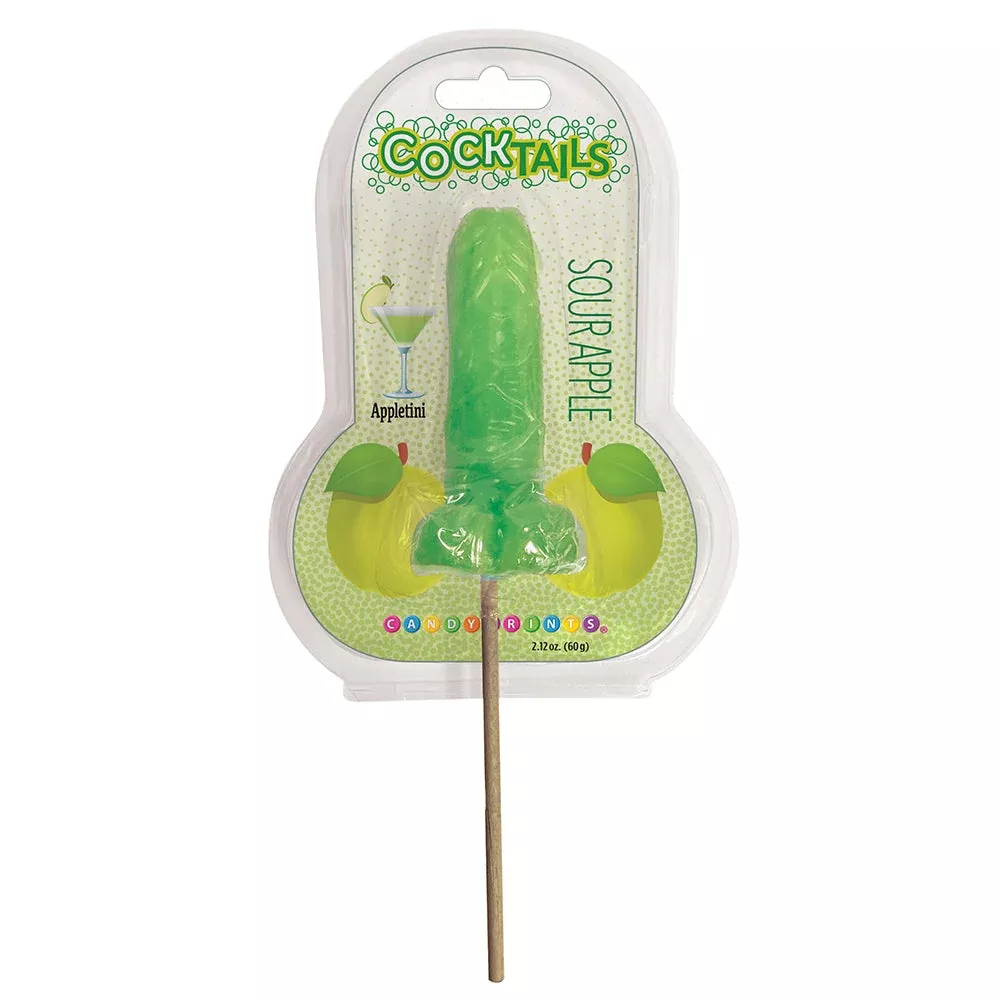 Cocktails 3D Lollipops Sour Apple