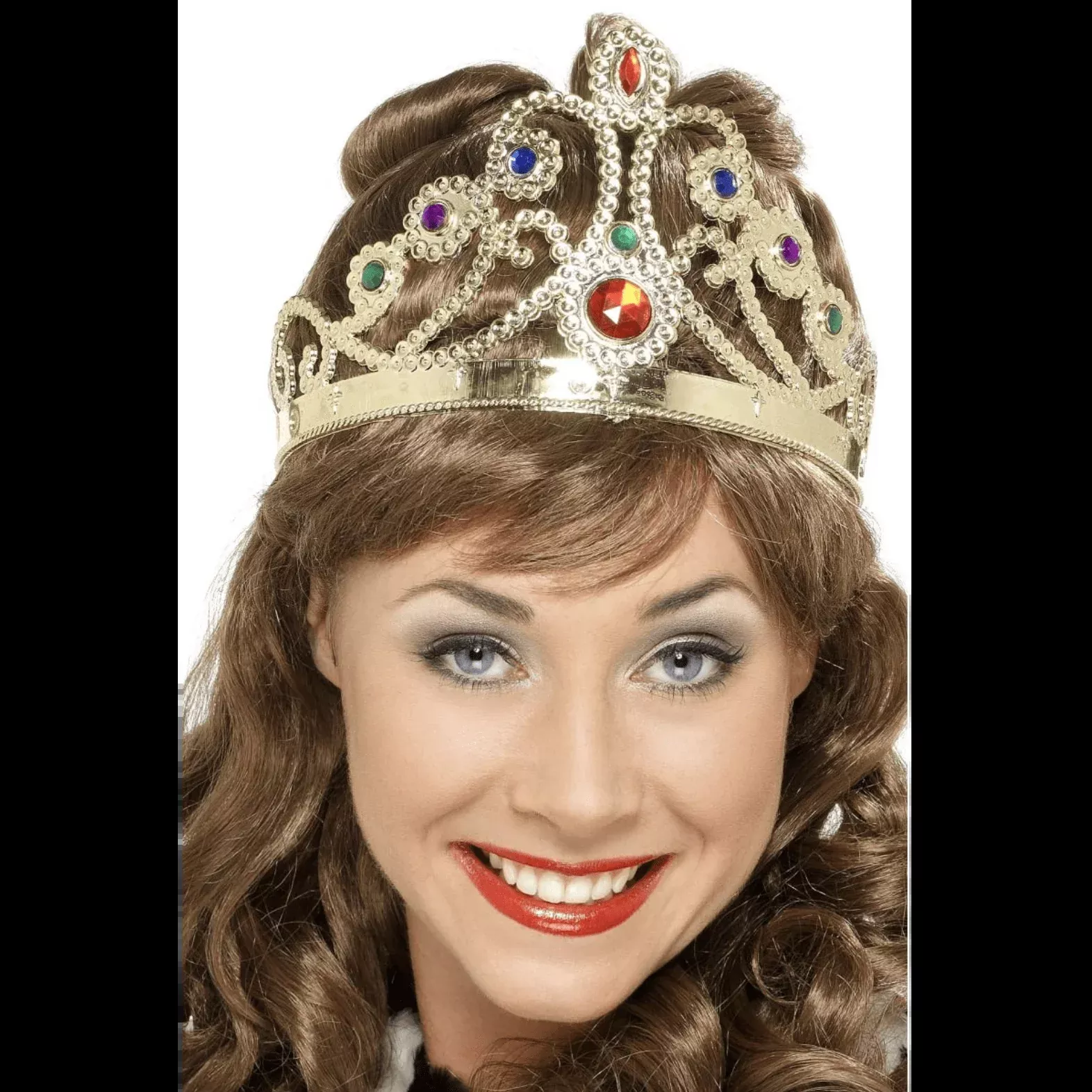 Colored Jeweled Queen's Crown