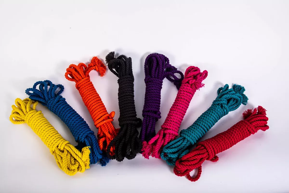 Colourful Kink Cotton Rope