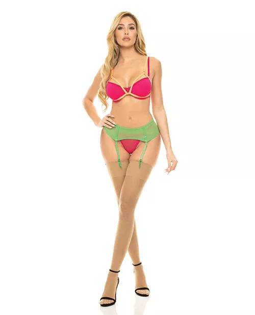 Come To Me G-String Set Neon S/M