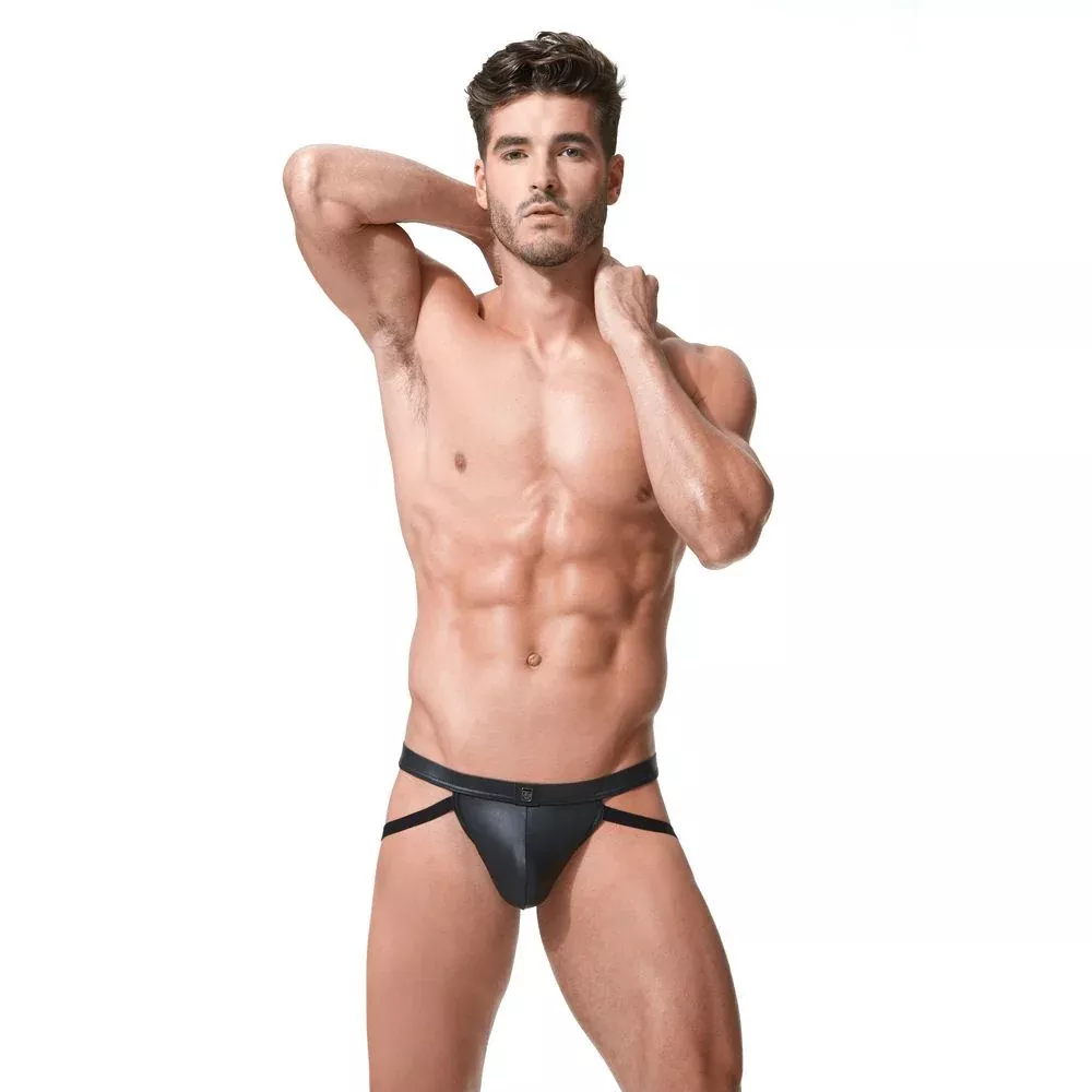 Crave Faux-Leather Jockstrap