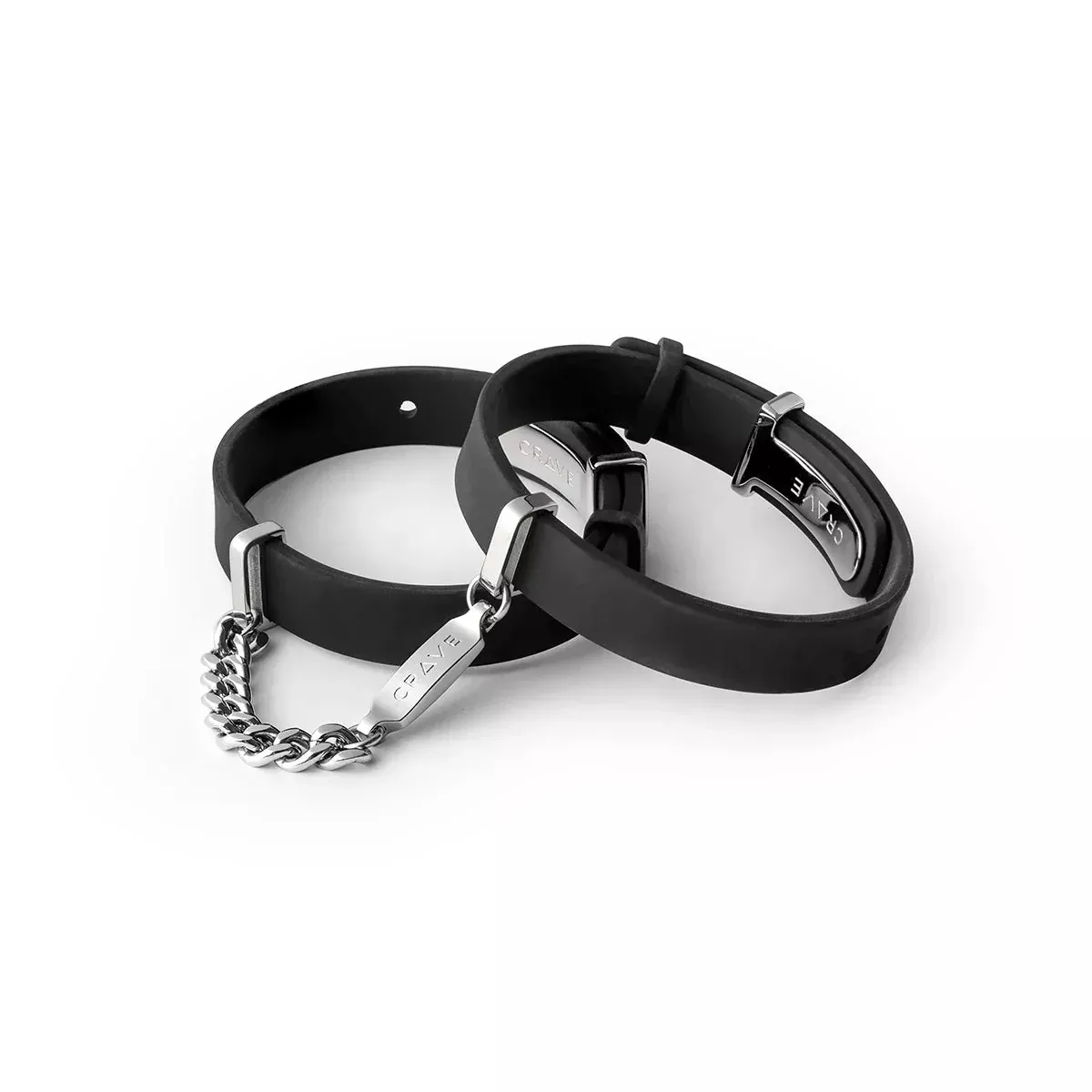 Crave ID Cuffs Black/Silver