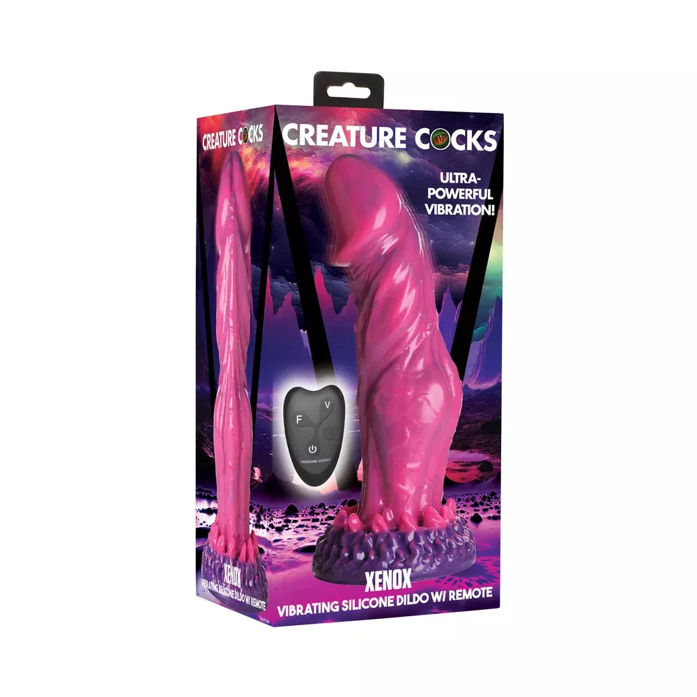 Creature Cocks Xenox Vibrating Silicone Dildo with Remote